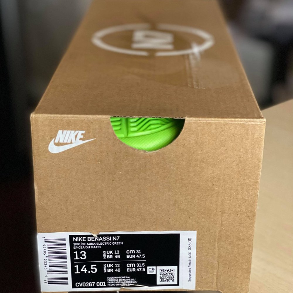 New NIKE Benassi N7 SLIDES Men's Sandals - Picture 4 of 9